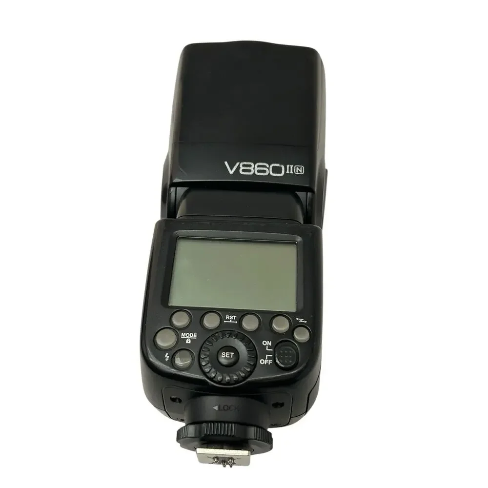 Godox TTL LI-ion Camera Flash V860 II N For Nikon -Autoflash - w/Battery READ